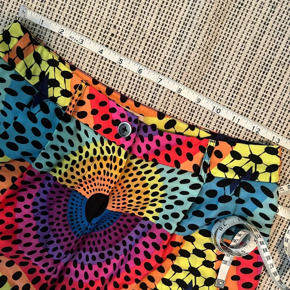 Mara Hoffman Electolight High-Waist Neon Shorts